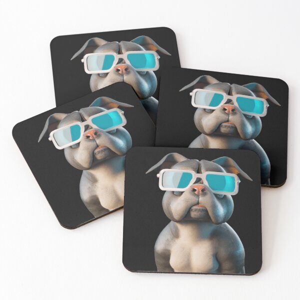 Item preview, Cute dog wearing glasses designed and sold by ByNiran.