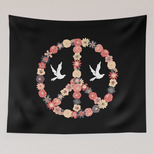 Item preview, Peace Love Hippie Costume Tie Dye 60s 70s T-Shirt designed and sold by Demaxis.