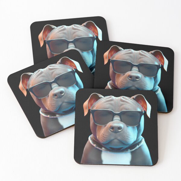 Item preview, Cute dog wearing glasses designed and sold by ByNiran.
