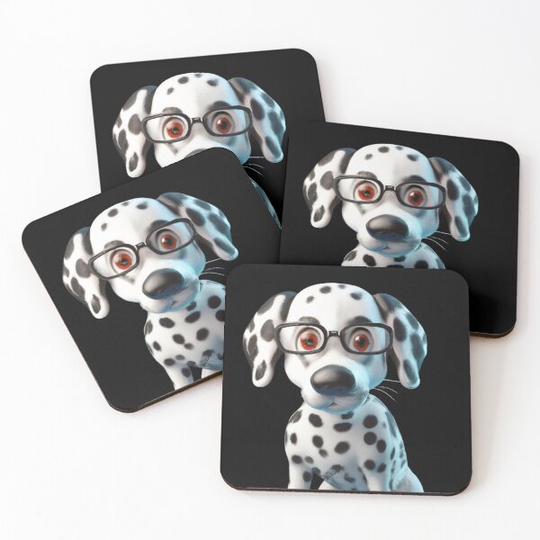 Item preview, Cute dog wearing glasses designed and sold by ByNiran.