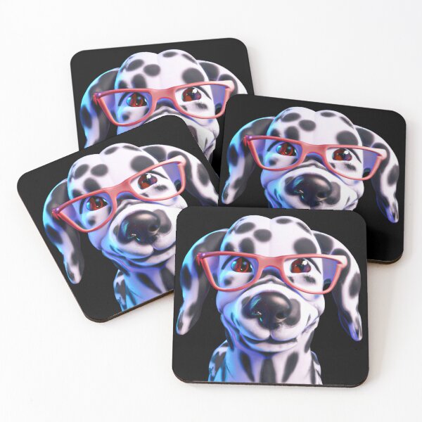 Item preview, Cute dog wearing glasses designed and sold by ByNiran.
