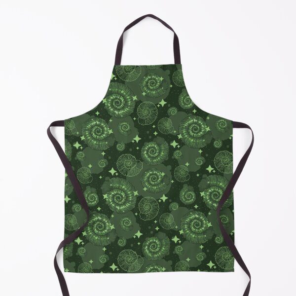 Item preview, Green Vr. Shiny Ammonite Pattern | Fossil Prehistory Paleo Paleoart Dinosaur Jurassic History Palaeontology Paleozoology Shell Bright designed and sold by itsstrangetimes.