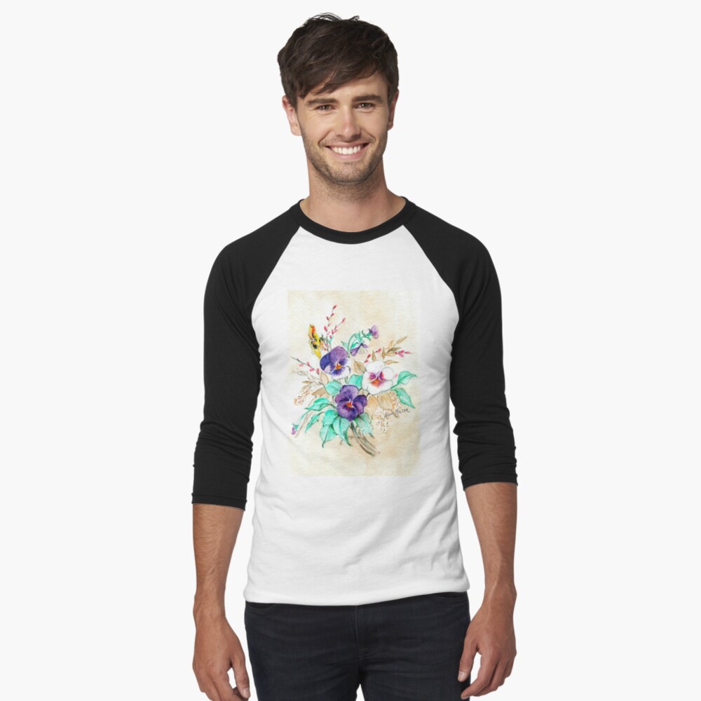 Item preview, Baseball ¾ Sleeve T-Shirt designed and sold by anniem49.