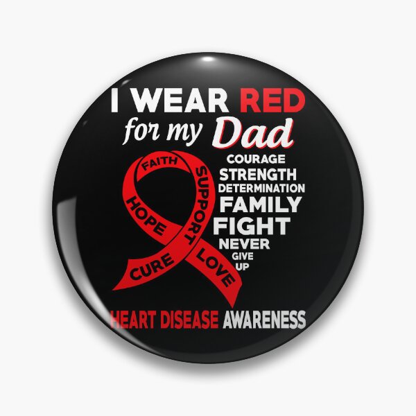 Item preview, I Wear REd for My Dad Heart Disease Awareness designed and sold by Adolfo114.