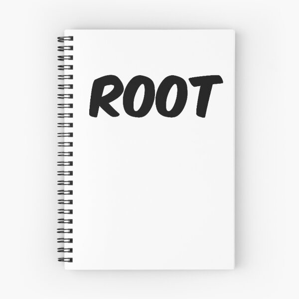 Item preview, ROOT lettering black computer and IT motif designed and sold by NoriTEEs.