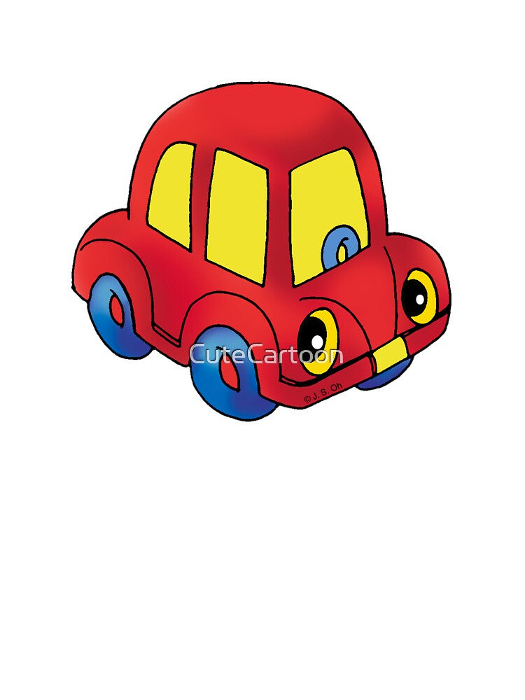 Kleines rotes Auto für Kinder