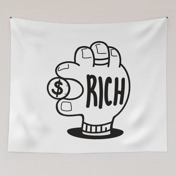 Item preview, Riches at Your Fingertips : The Picked-Up Coin Illustration designed and sold by MalaloStudio.