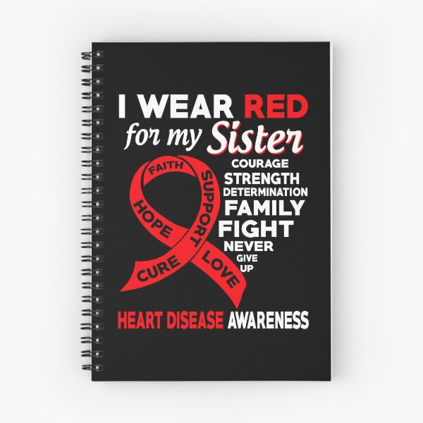 Item preview, I Wear Red for My Sister Heart Disease Awareness designed and sold by Adolfo114.