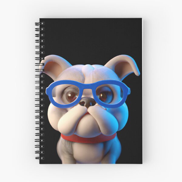 Item preview, Cute dog wearing glasses designed and sold by ByNiran.