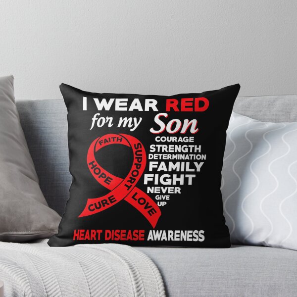 Item preview, I Wear Red for My Son Heart Disease Awareness designed and sold by Adolfo114.