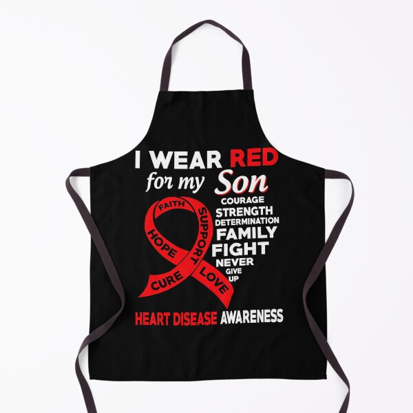 Item preview, I Wear Red for My Son Heart Disease Awareness designed and sold by Adolfo114.