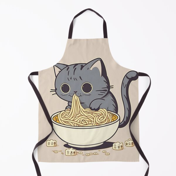 Item preview, Cute cat eating spaghetti designed and sold by Sarvgya Verma.