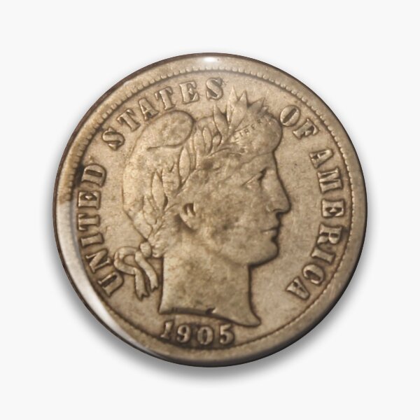 Item preview, 1905 O Barber Dime designed and sold by coinsxcrochet.