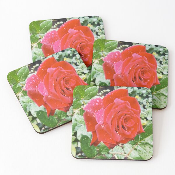 Item preview, Beautiful red rose after the rain  designed and sold by helenkaiy.