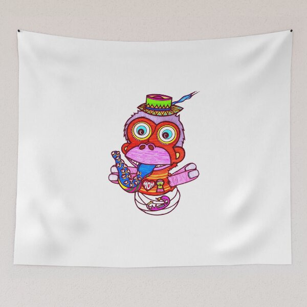Item preview, baby monkey designed and sold by DeathBunnyArmy.