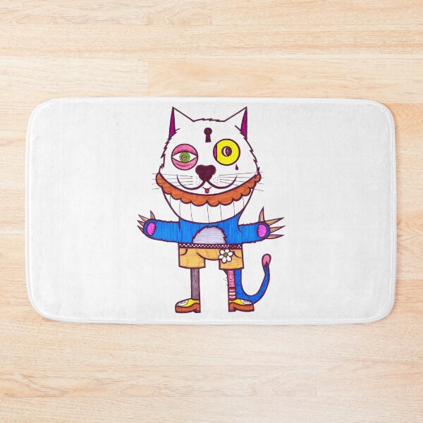 Item preview, beard cat designed and sold by DeathBunnyArmy.