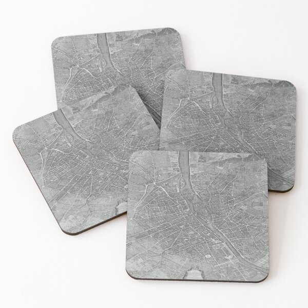 Item preview, Paris Old Map , Black and White, Vintage designed and sold by RiciPaneto.