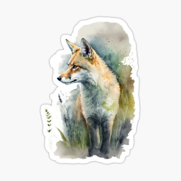 Item preview, The fox is basking in the spring sun. designed and sold by ezps.