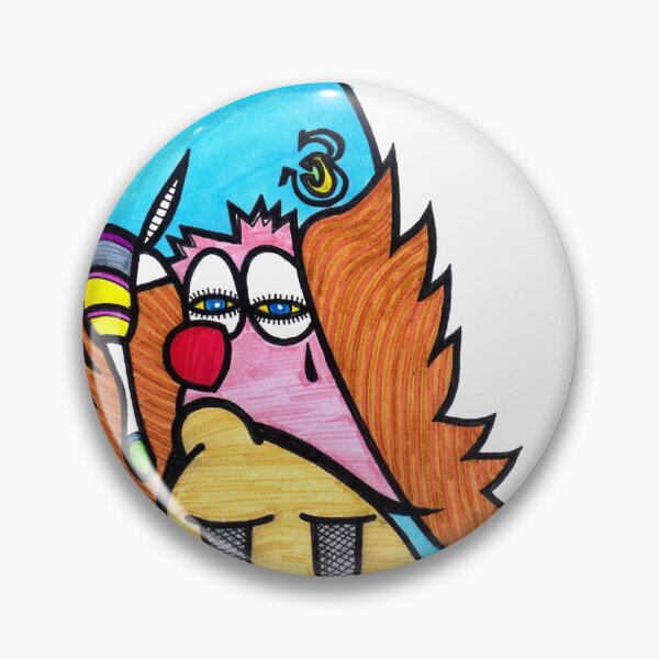 Item preview, clown designed and sold by DeathBunnyArmy.