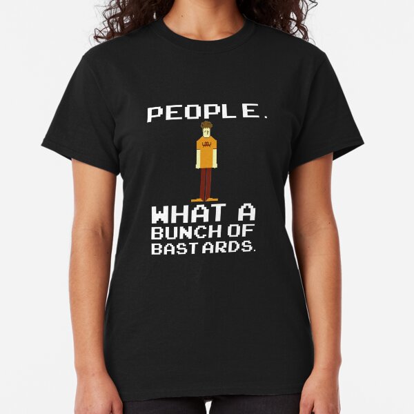 People, What a Bunch of Bastards - Roy, IT Crowd Classic T-Shirt