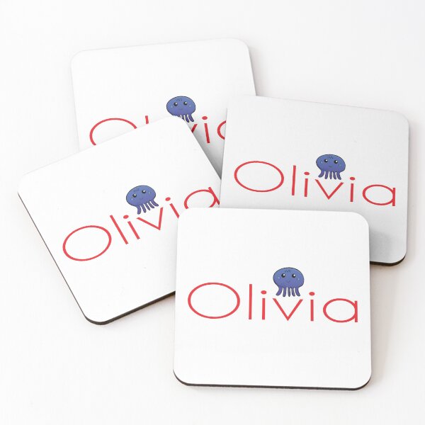 Item preview, Olivia Cute Squid My Name Is Olivia designed and sold by ProjectX23.