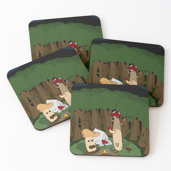 Item preview, Mushroom camping designed and sold by _e6652 .draw.