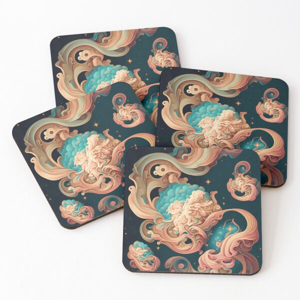 Item preview, Lagoon Nebula in Art Nouveau style designed and sold by SamJanner.