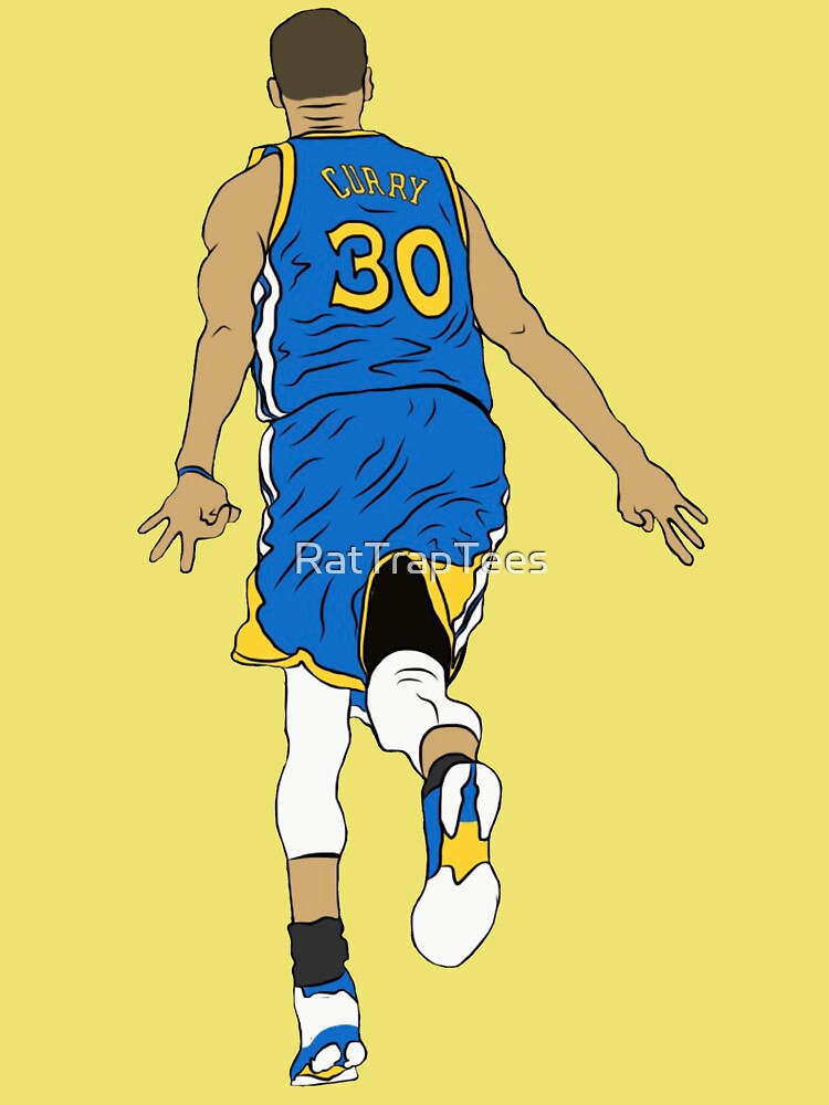 Steph Curry 4 Rings Celebration Kids T-Shirt for Sale by RatTrapTees