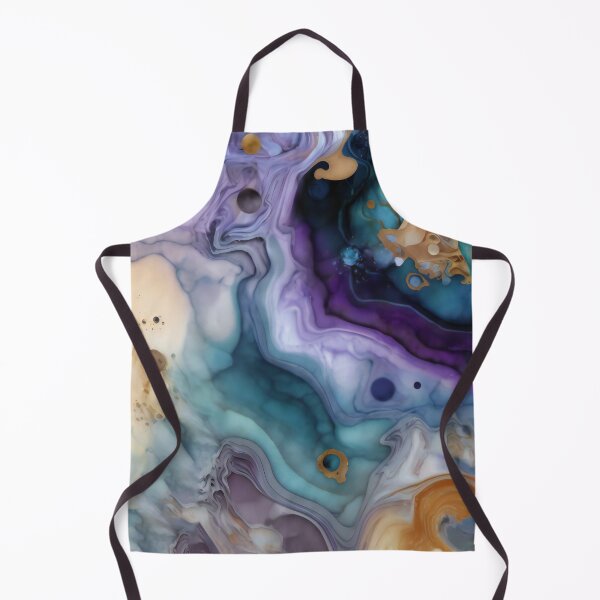 Aperçu de l'œuvre Dramatic Marbled Oceanic Abstract créée et vendue par meggydesigns.