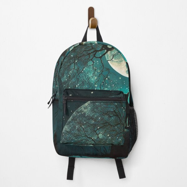 Item preview, Starry Cat Night in moon light sitting on tree designed and sold by Paintandgo.