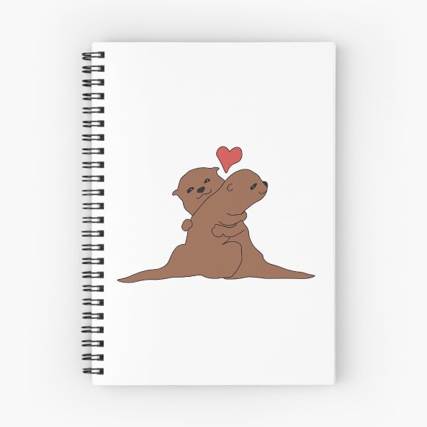 Item preview, Otters in love designed and sold by sabinako.