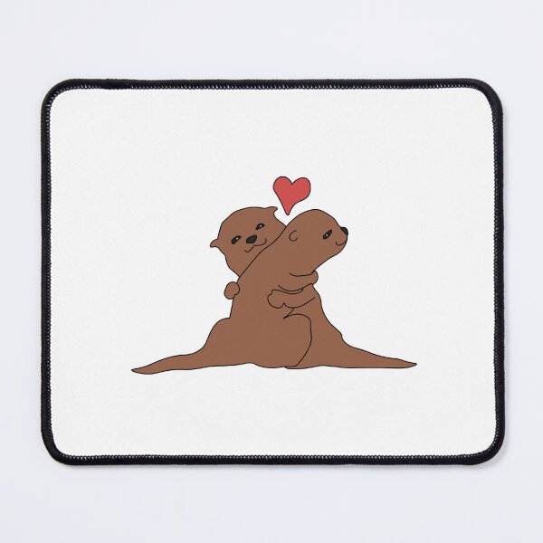 Item preview, Otters in love designed and sold by sabinako.