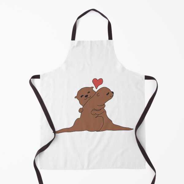 Item preview, Otters in love designed and sold by sabinako.