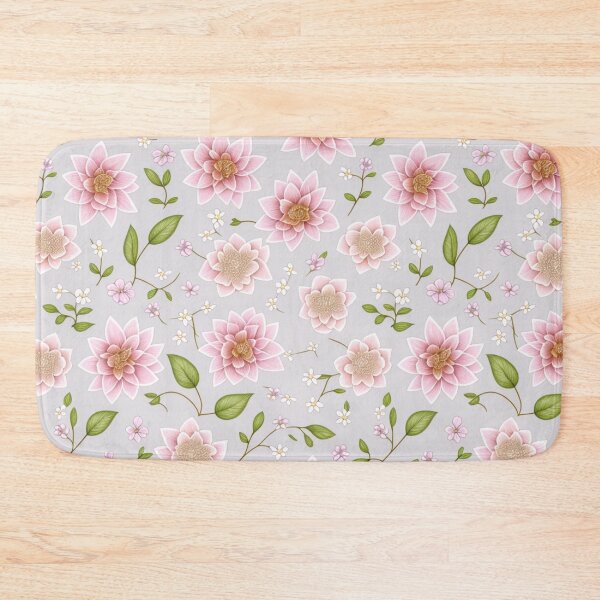 Item preview, Flowers on grey background designed and sold by Laccy.