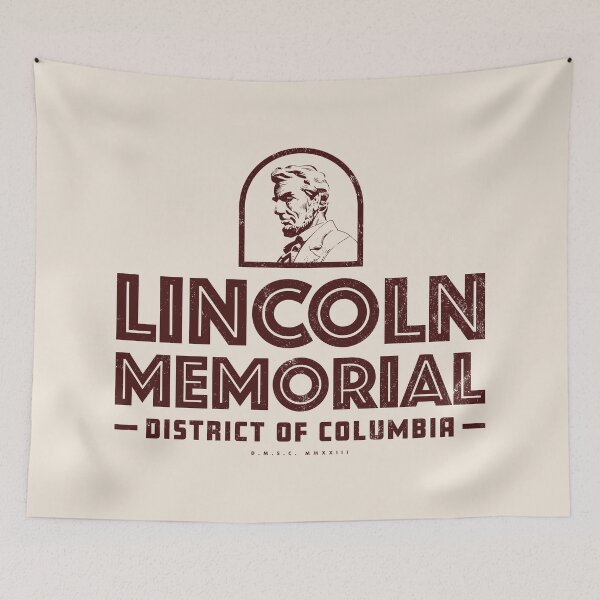Item preview, Lincoln Memorial (Silhouette) - Brown designed and sold by deadmansupplyco.