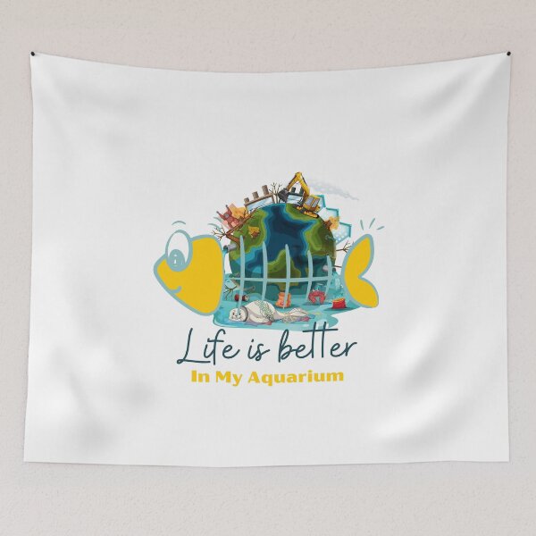 Item preview, Life Is Better In My Aquarium. For a fish keeper, for a fish breeder, for a pet shop. designed and sold by Wentoo.
