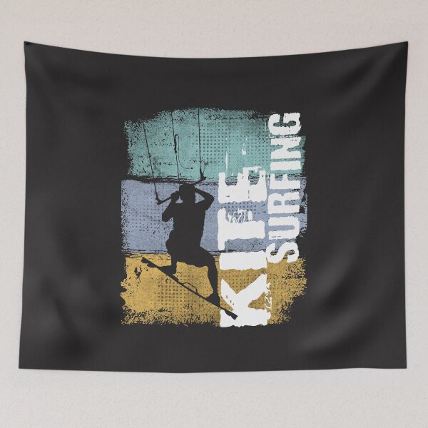 Item preview, Kitesurfing Vintage Retro Kitesurf Rider designed and sold by cidolopez.