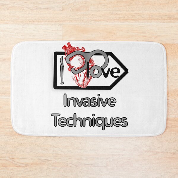 Item preview, 'I Love Invasive Techniques' Cardiology Design - Composition for T-shirts, mugs, phone cases and other accessories designed and sold by Ridiculam Toga.