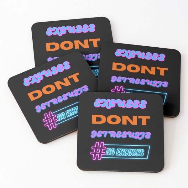 Item preview, excuses dont get results designed and sold by Cr4ftyCreations.