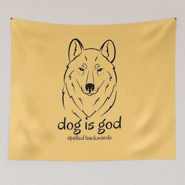 Item preview, Dog Is God Spelled Backwards. Dog Lover´s Mantra designed and sold by Rebel-Design.