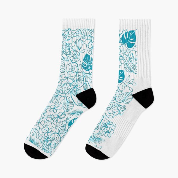 Item preview, Flowers aqua designed and sold by jhojho.