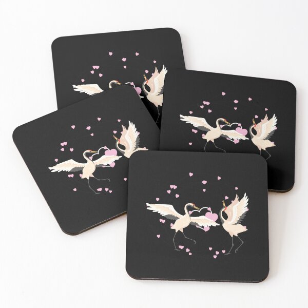 Item preview, Valentine's Day Red-crowned crane Couple designed and sold by foxforce.