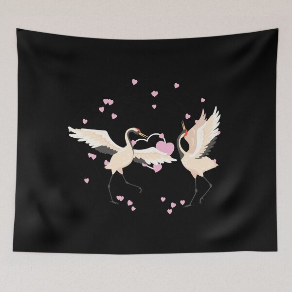 Item preview, Valentine's Day Red-crowned crane Couple designed and sold by foxforce.