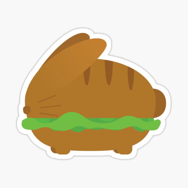 "Lettuce Bun" Sticker by RadioFlower Redbubble