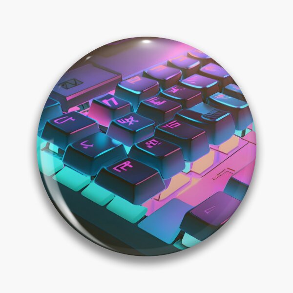 Artikelvorschau, Mitternachts-Neo-Tastatur entworfen und verkauft von rondoesthis.