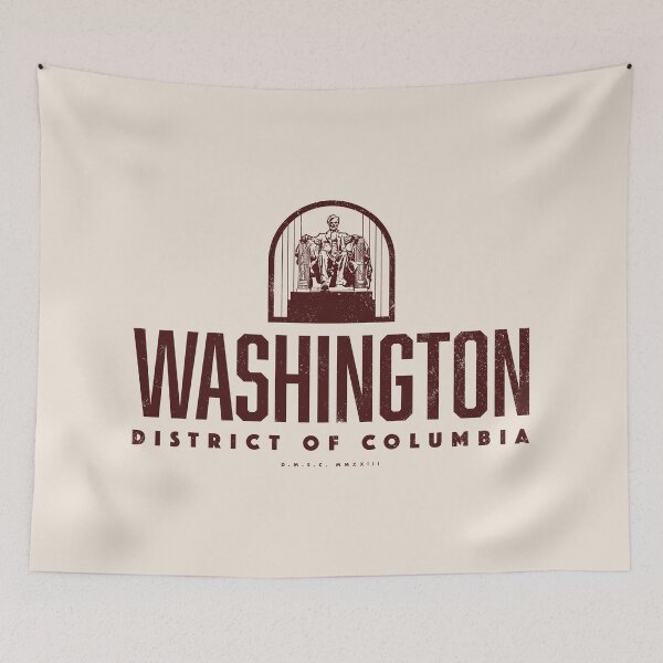 Item preview, Washington, D.C. (Lincoln Memorial) - Brown designed and sold by deadmansupplyco.
