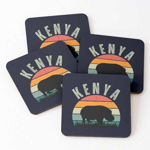 Item preview, Vintage African Hippos in Kenya, Hippopotamus Safari  designed and sold by madtoyman.
