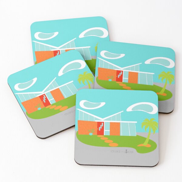 Item preview, Mid Century Modern Cartoon House designed and sold by StrangeLilOnion.