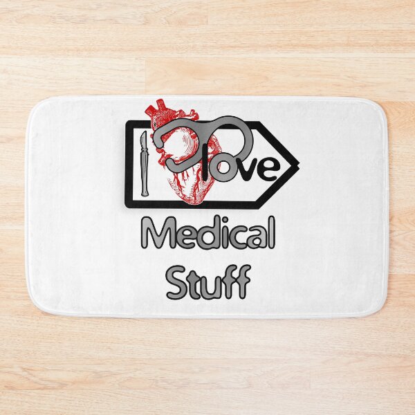 Item preview, 'I Love Medical Stuff' Cardiology Design - Composition for T-shirts, mugs, phone cases and other accessories designed and sold by Ridiculam Toga.