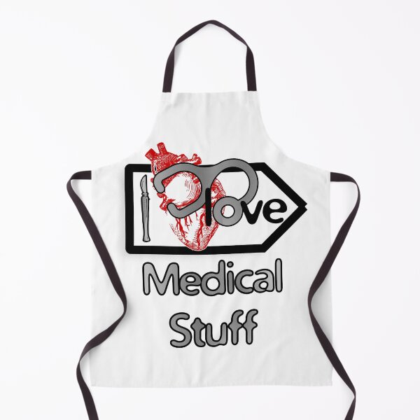 Item preview, 'I Love Medical Stuff' Cardiology Design - Composition for T-shirts, mugs, phone cases and other accessories designed and sold by Ridiculam Toga.